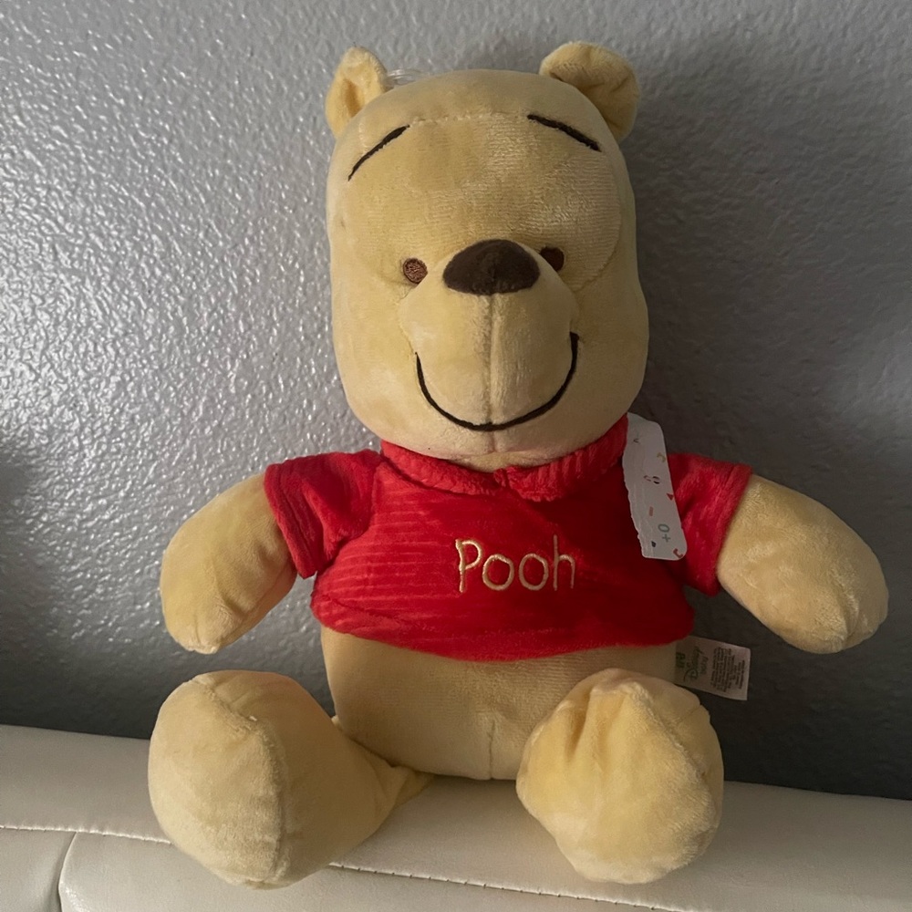 Winnie the Pooh Plush Toy with Red Shirt